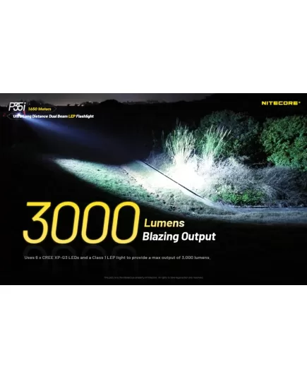 Φακός Nitecore P35i 3000 Lumens , 7 imageΦακός Nitecore P35i 3000 Lumens, 7 image