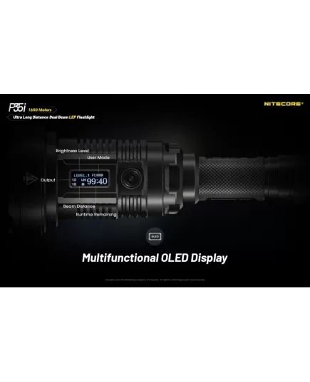 Φακός Nitecore P35i 3000 Lumens , 8 imageΦακός Nitecore P35i 3000 Lumens, 8 image