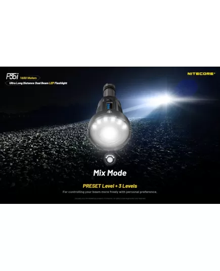 Φακός Nitecore P35i 3000 Lumens , 13 imageΦακός Nitecore P35i 3000 Lumens, 13 image