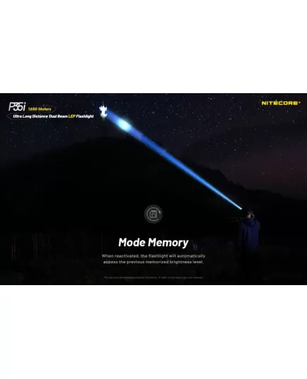Φακός Nitecore P35i 3000 Lumens , 18 imageΦακός Nitecore P35i 3000 Lumens, 18 image