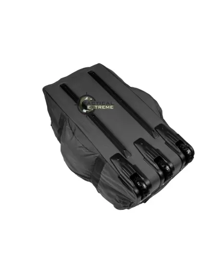 Tactical Combat Duffle Cargo Bag With Wheels Black Mil-Tec, 2 image