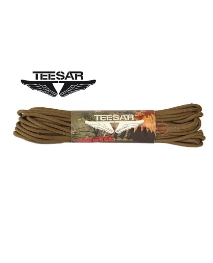Teesar Paracord 550 4mm 15m Coyote Teesar Paracord 550 4mm 15m Coyote