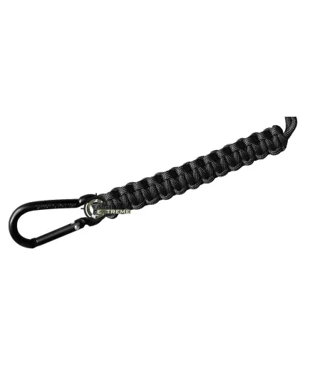 Paracord Lanyard με Carabiner Black , 3 imageParacord Lanyard με Carabiner Black, 3 image