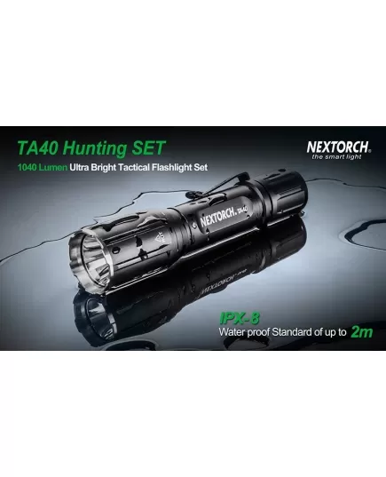 Επαναφορτιζόμενος Φακός Nextorch TA40 Hunting Kit , 13 imageΕπαναφορτιζόμενος Φακός Nextorch TA40 Hunting Kit, 13 image