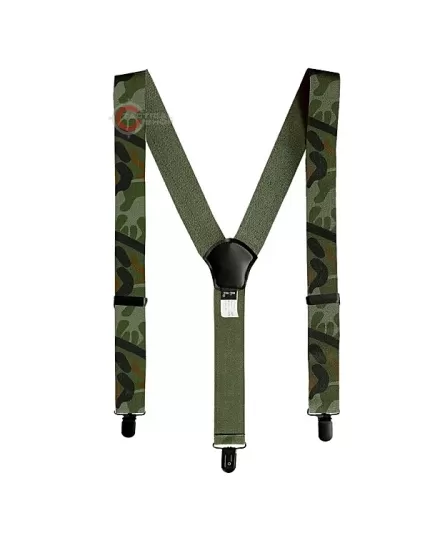 Mil-Tec Suspenders with clip Woodland