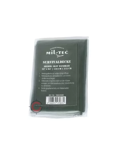 Κουβέρτα Επιβίωσης Θερμική Mil-Tec Emergency Blanket , 2 imageΚουβέρτα Επιβίωσης Θερμική Mil-Tec Emergency Blanket, 2 image