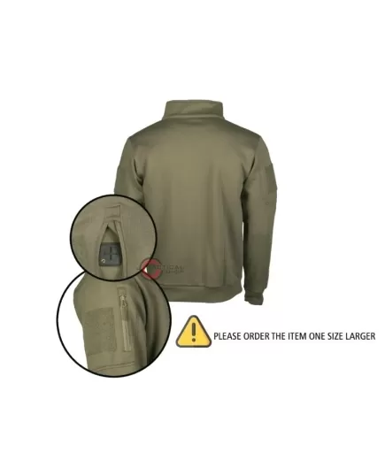 Mil-Tec Tactical Sweat Shirt Ranger Green, Clothes Size: M, 2 image