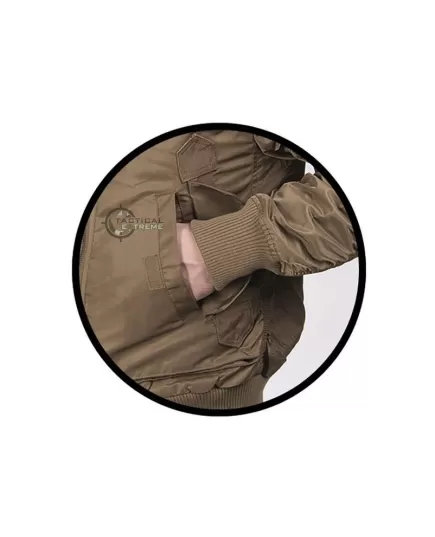 Μπουφάν US Tactical Flight Jacket Mil-Tec Dark Coyote, Μέγεθος Ρούχου: XL , 4 imageΜπουφάν US Tactical Flight Jacket Mil-Tec Dark Coyote, Μέγεθος Ρούχου: XL, 4 image