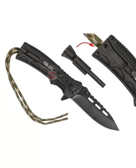 Σουγιάς Με Σπινθηριστή Mil-Tec Camo Paracord Σουγιάς Με Σπινθηριστή Mil-Tec Camo Paracord