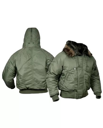 Μπουφάν N2B Basic Flight Jacket Mil-Tec Olive, Μέγεθος Ρούχου: S , 2 imageΜπουφάν N2B Basic Flight Jacket Mil-Tec Olive, Μέγεθος Ρούχου: S, 2 image