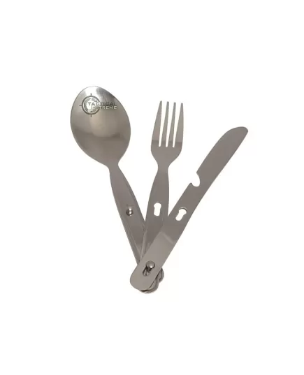 Mil-Tec σετ κουταλομαχαιροπίρουνο camping inox 3 τεμαχίων