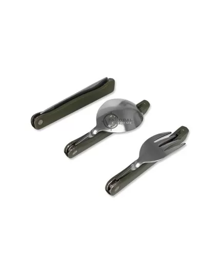 Mil-Tec Foldable Utensil Eating Kit 3-Pcs, 2 image