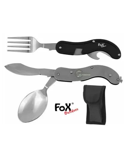 Σετ Κουταλομαχαιροπίρουνο Pocket Knife Cutlery Set 4 in 1 Σετ Κουταλομαχαιροπίρουνο Pocket Knife Cutlery Set 4 in 1