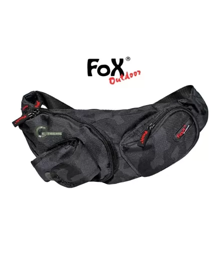 Fox Outdoor Waist Bag Night Camo with adjustable waist belt and pockets