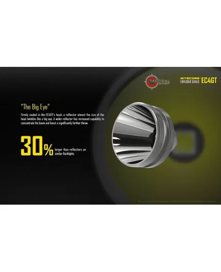 Φακός Led Nitecore Explorer EC4GT 1000 Lumens , 2 imageΦακός Led Nitecore Explorer EC4GT 1000 Lumens, 2 image