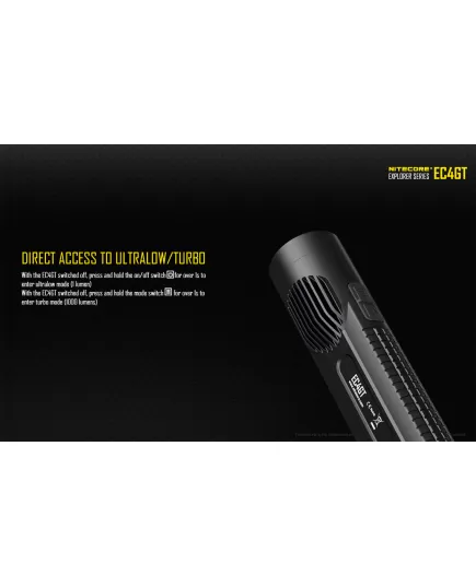 Φακός Led Nitecore Explorer EC4GT 1000 Lumens , 13 imageΦακός Led Nitecore Explorer EC4GT 1000 Lumens, 13 image