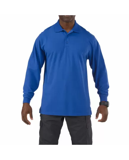 Μπλούζα 5.11 Polo Professional Μακρυμάνικο Academy Blue ανθεκτική και δροσερή