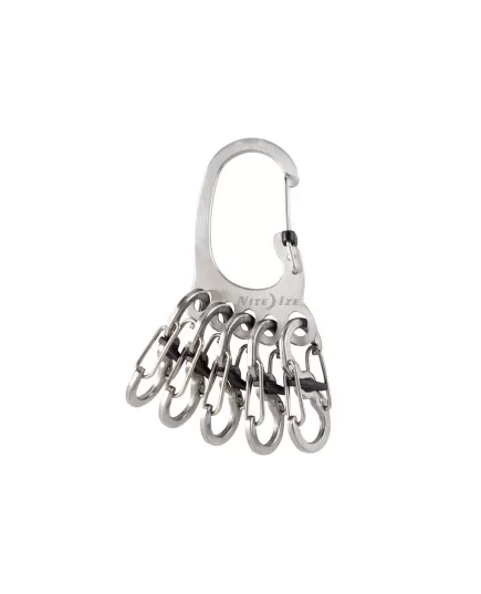 Nite Ize BigFoot Locker KeyRack Carabiner Stainless, Άλλα: M Nite Ize BigFoot Locker KeyRack Carabiner Stainless, Άλλα: M
