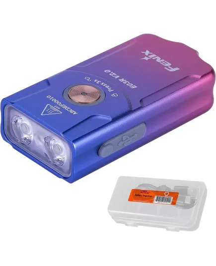 Φακός Μπρελόκ Super Mini EDC Fenix E03R v2.0 Limited 500 Lumens Nebula Φακός Μπρελόκ Super Mini EDC Fenix E03R v2.0 Limited 500 Lumens Nebula