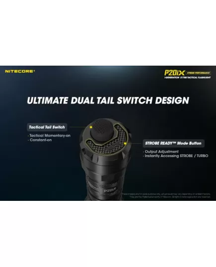 Nitecore Φακός Led Precise P20ix Strobe Ready , 5 imageNitecore Φακός Led Precise P20ix Strobe Ready, 5 image